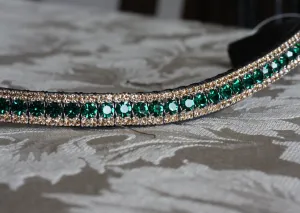 Equiture Emerald and light colorado browband