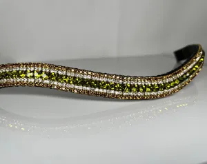 Equiture Olivine, clear and smoked topaz- Full, megabling curve, Havana