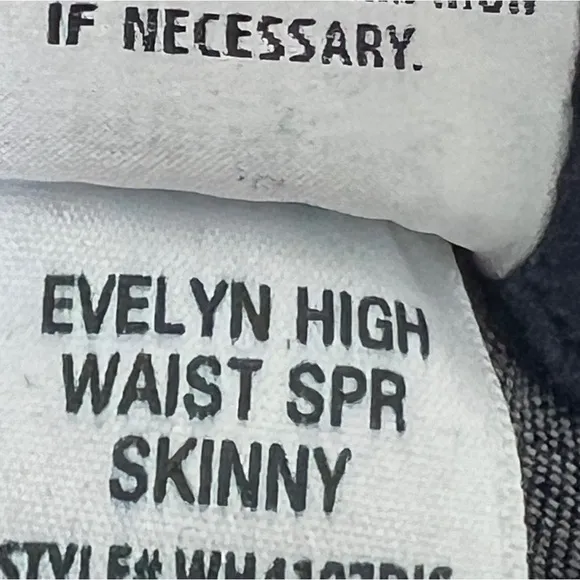 EUC Hudson Evelyn High Waist Super Skinny Jean Size 26