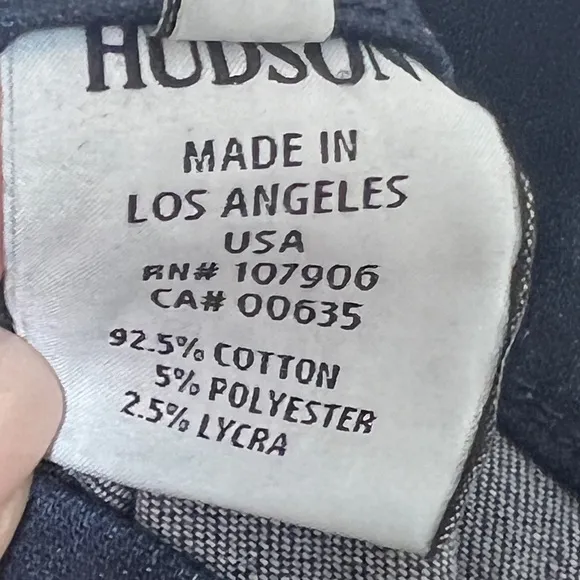 EUC Hudson Evelyn High Waist Super Skinny Jean Size 26