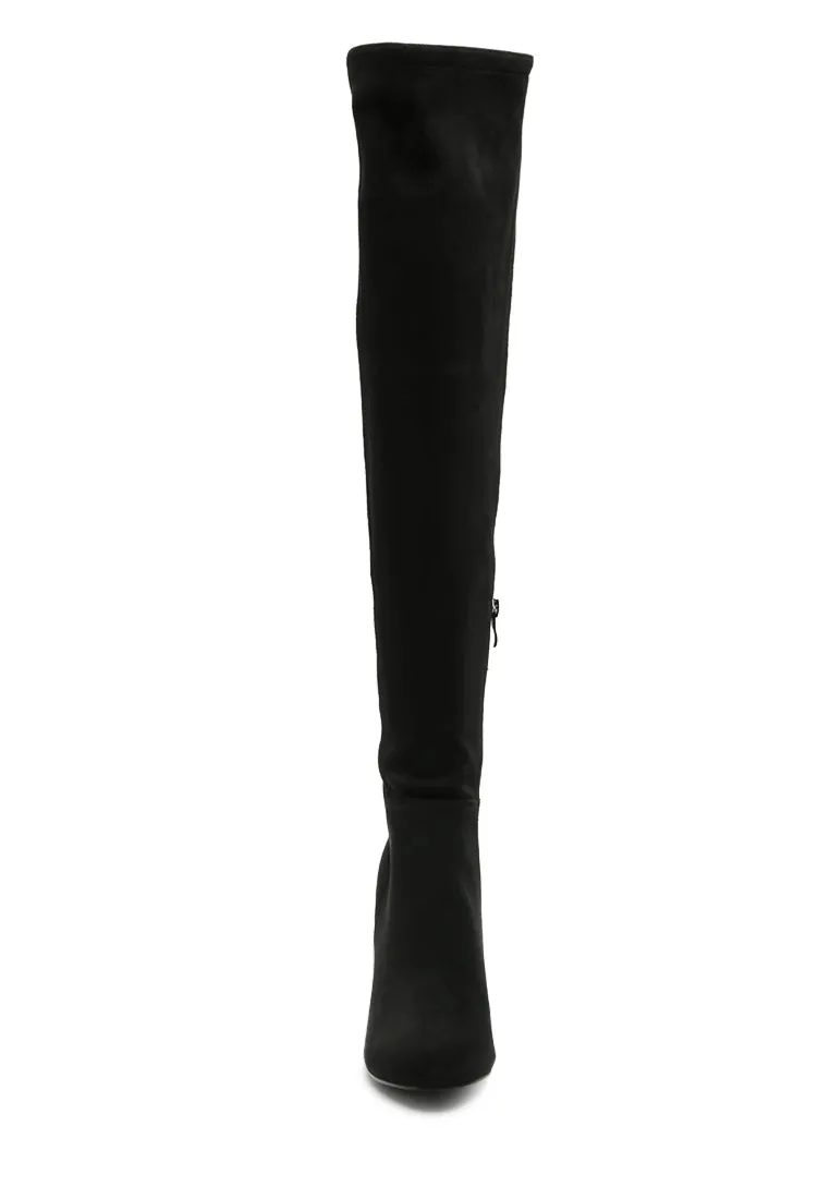 Fauna Knee High Block Heeled Boots