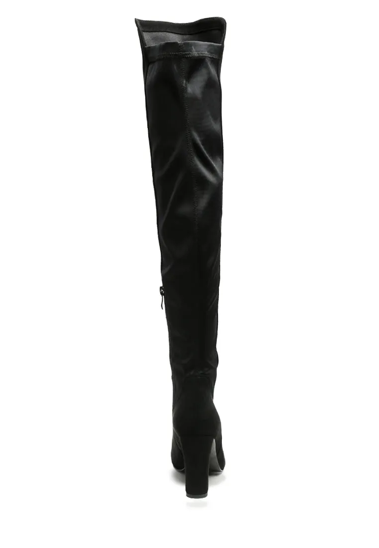 Fauna Knee High Block Heeled Boots