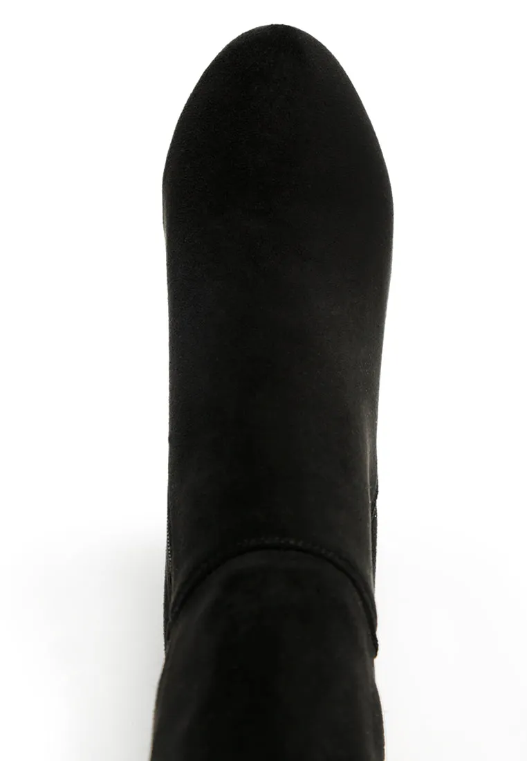 Fauna Knee High Block Heeled Boots