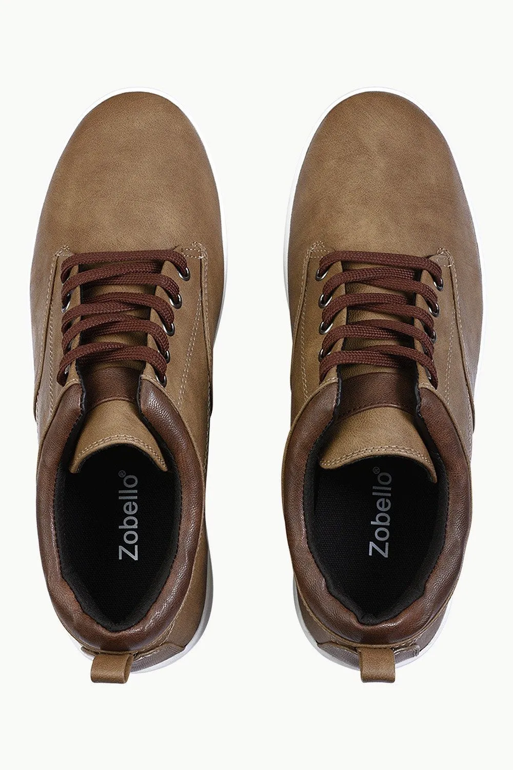 Faux Leather Urban Plimsolls