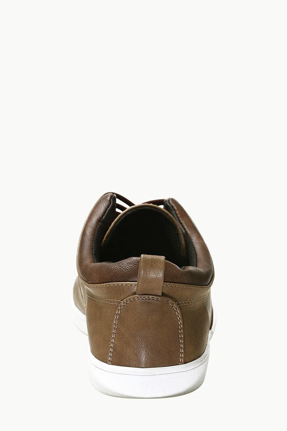 Faux Leather Urban Plimsolls