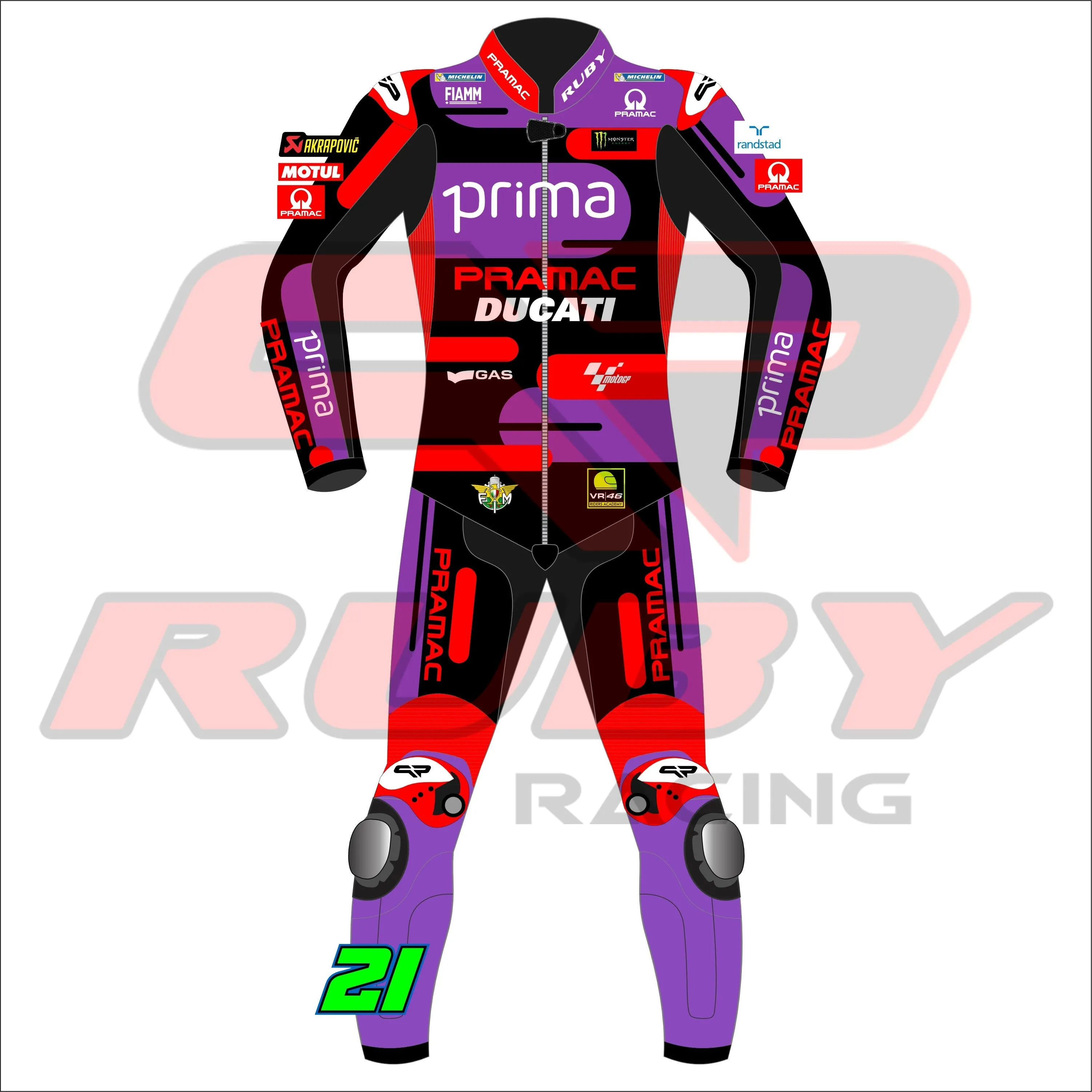 Franco Morbidelli Ducati Pramac MotoGP 2024 Race Suit