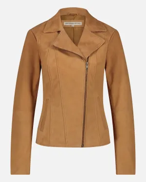 Garcia | Suede Moto Leather Jacket