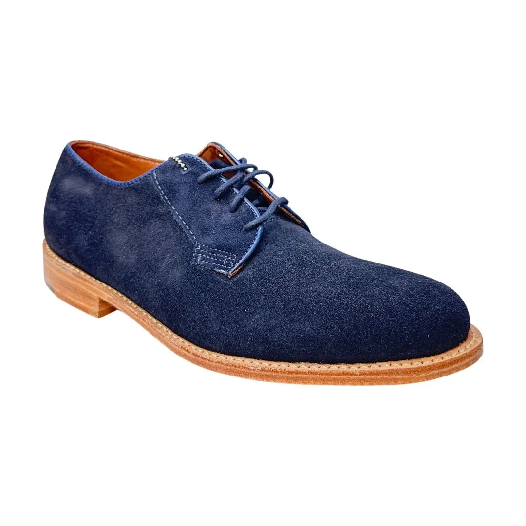 Gorilla USA Navy Suede Leather Oxford Dress Shoes
