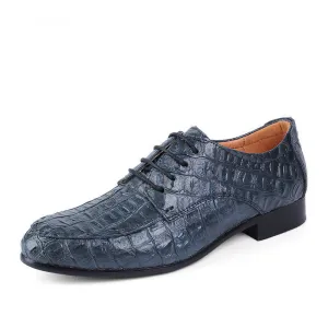 Handmade genuine leather men shoes, Fashion flat shoes, Crocodile business dress shoes,Men oxford zapatos hombre