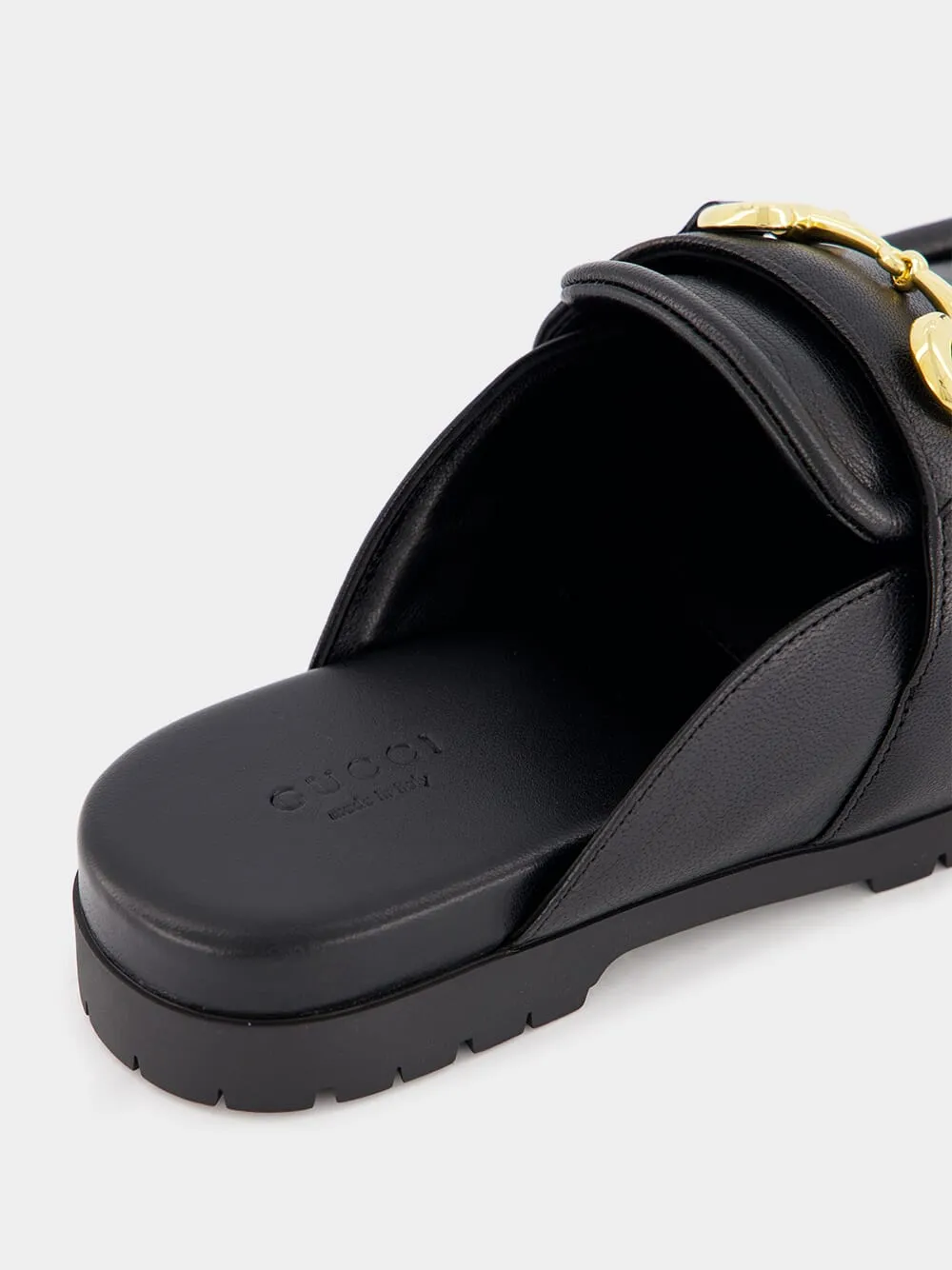 Horsebit Leather Mules