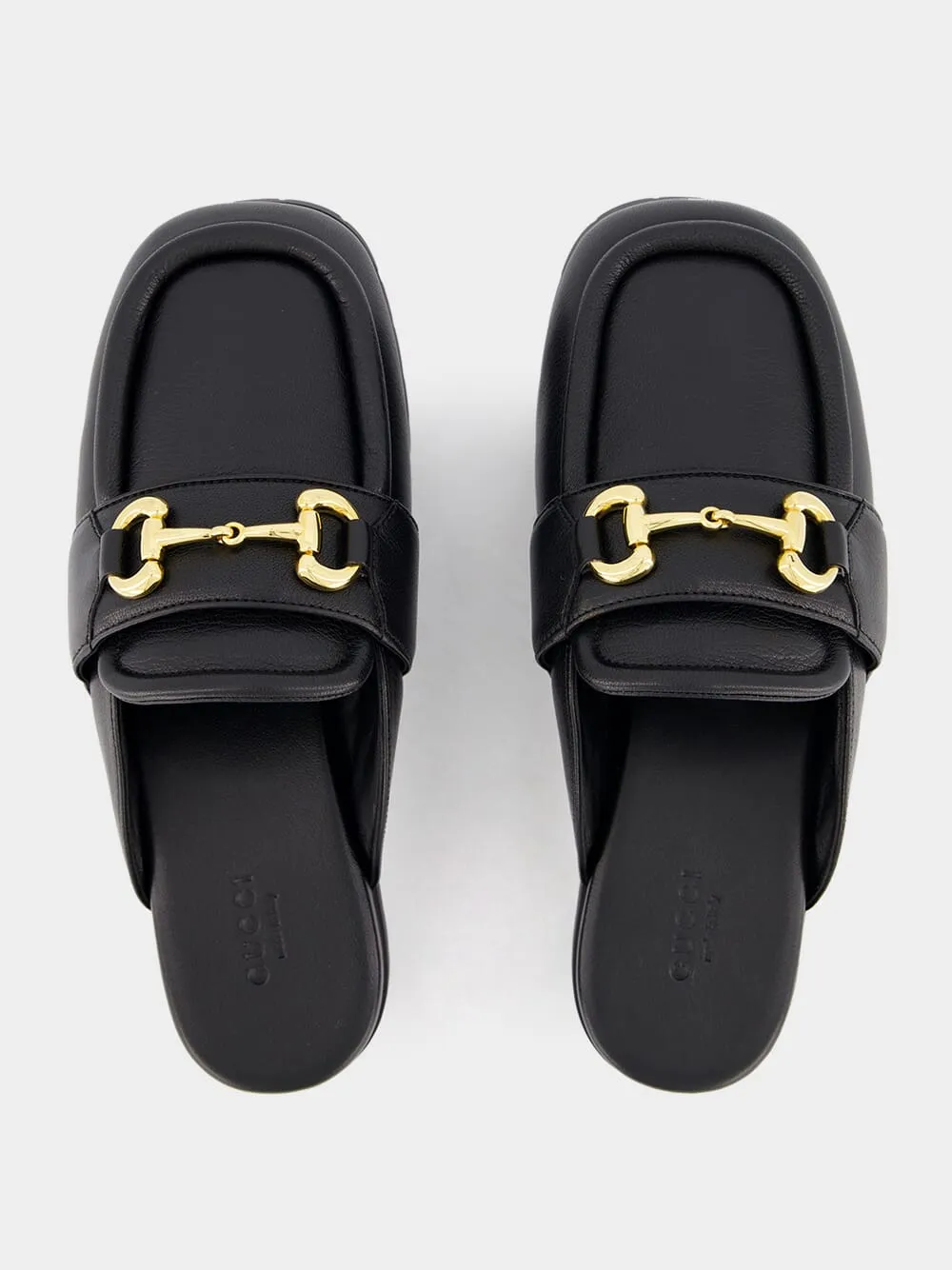 Horsebit Leather Mules