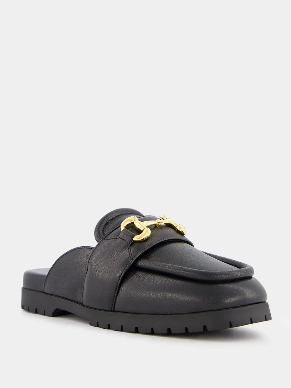 Horsebit Leather Mules