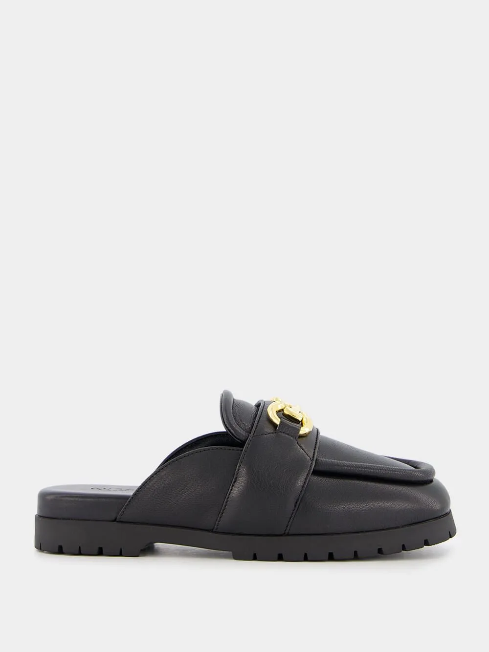 Horsebit Leather Mules