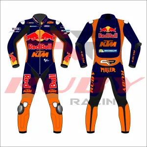 Jack Miller Riding KTM Red Bull MotoGP 2023 Race Suit
