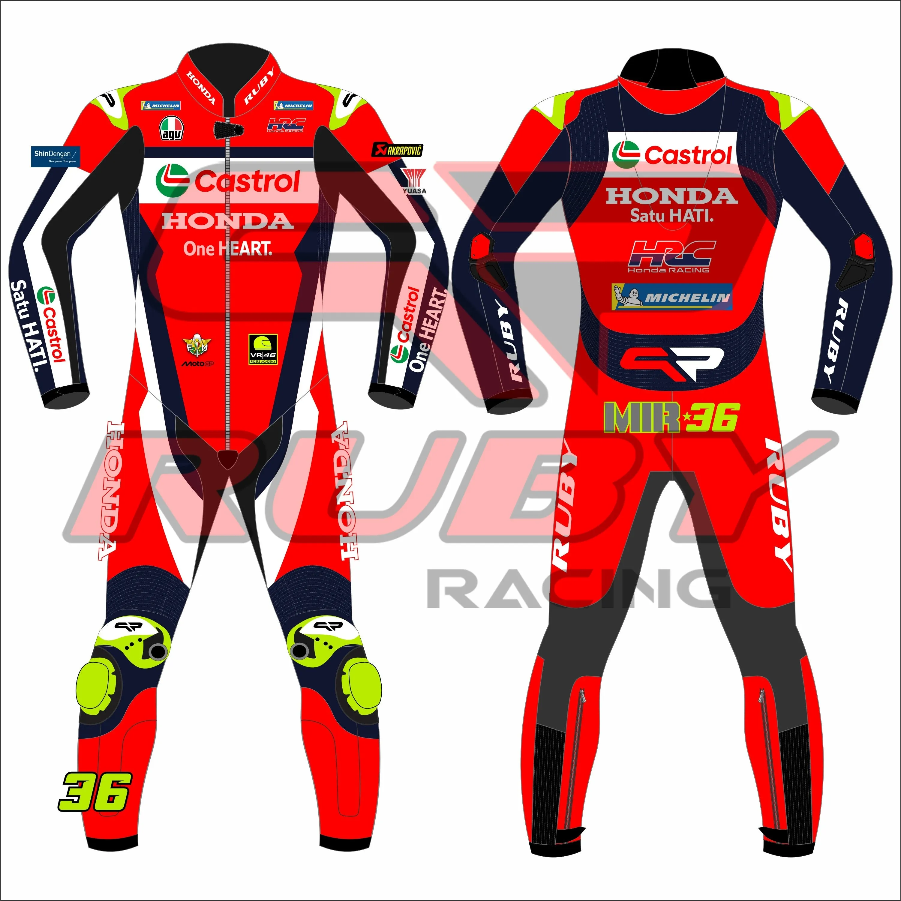 Joan Mir Honda Castrol MotoGP 2025 Race Suit