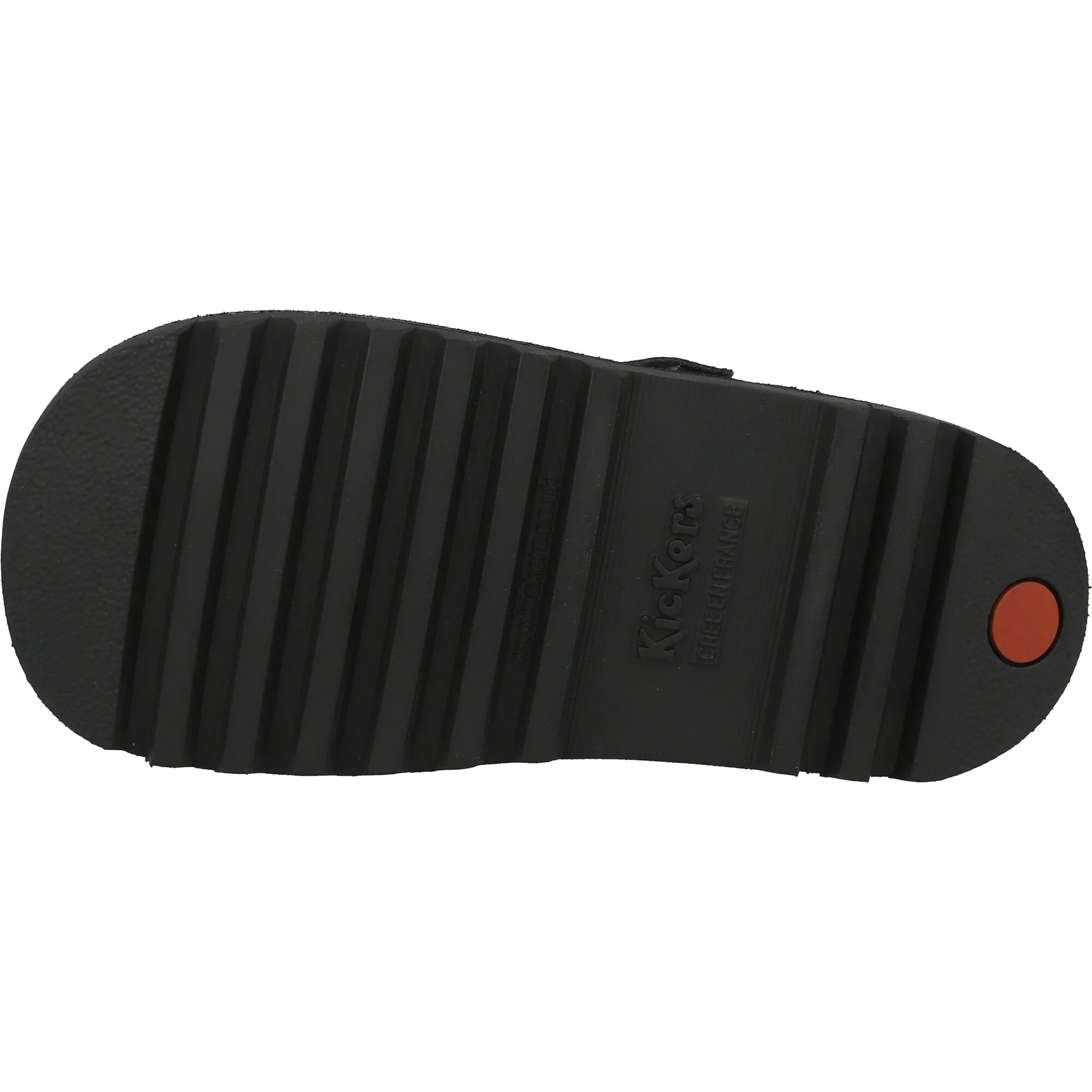 Kickers Kick T Stardust Black Patent Leather Shoes