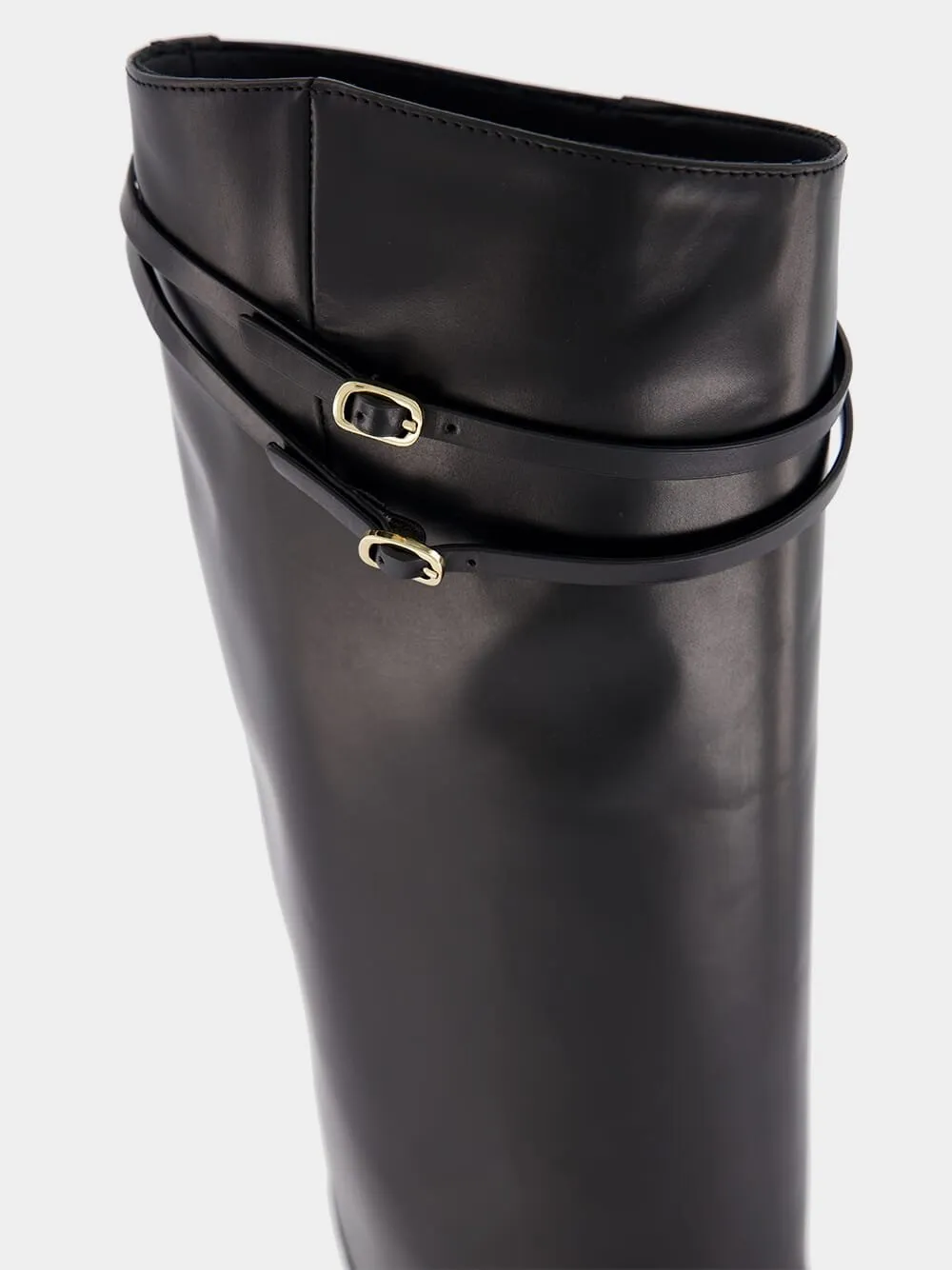Knee-Length Leather Boots