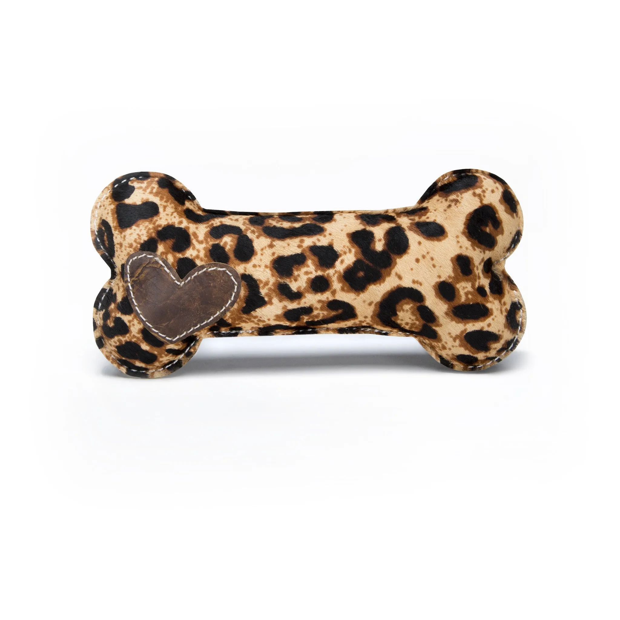 Large Leather Dog Bone