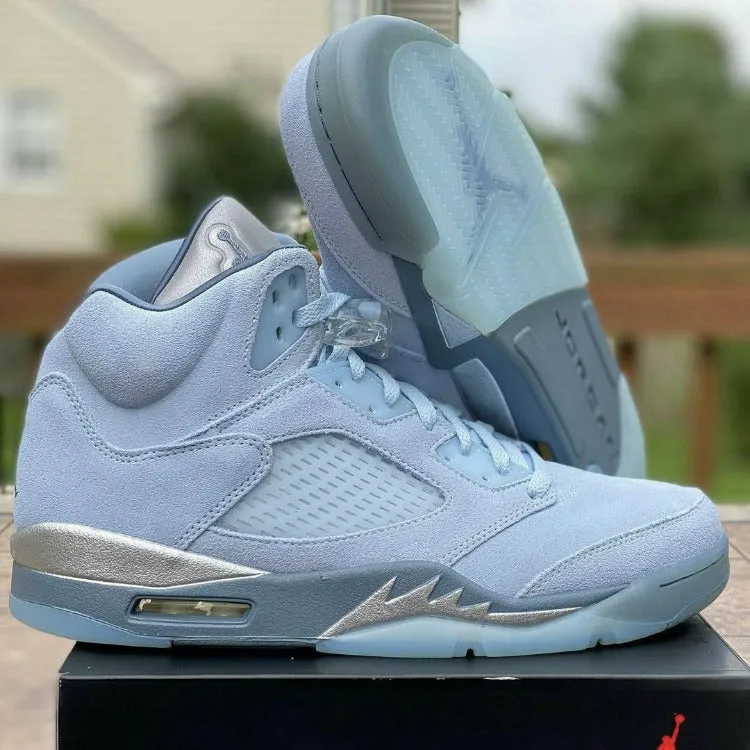 Latest Design Air Jordan 5 Retro 'Bluebird'