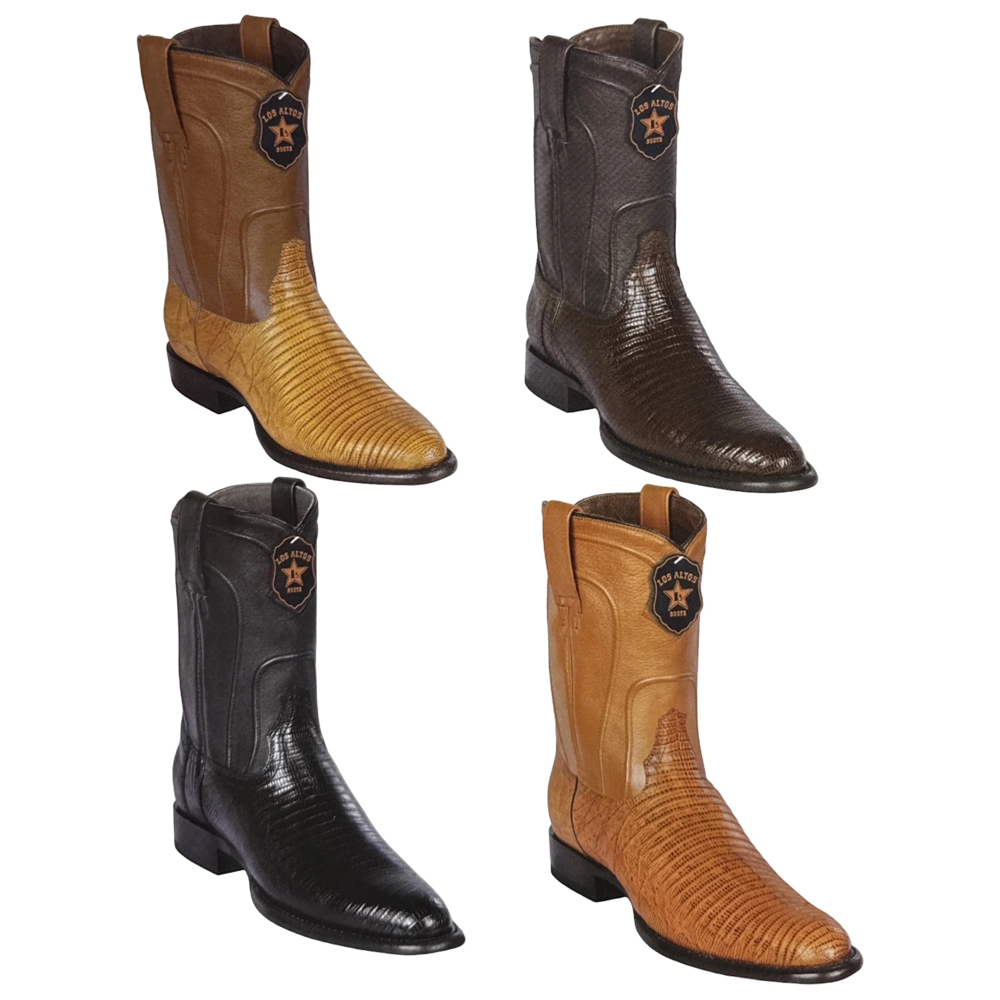 Los Altos Lizard Roper Boots