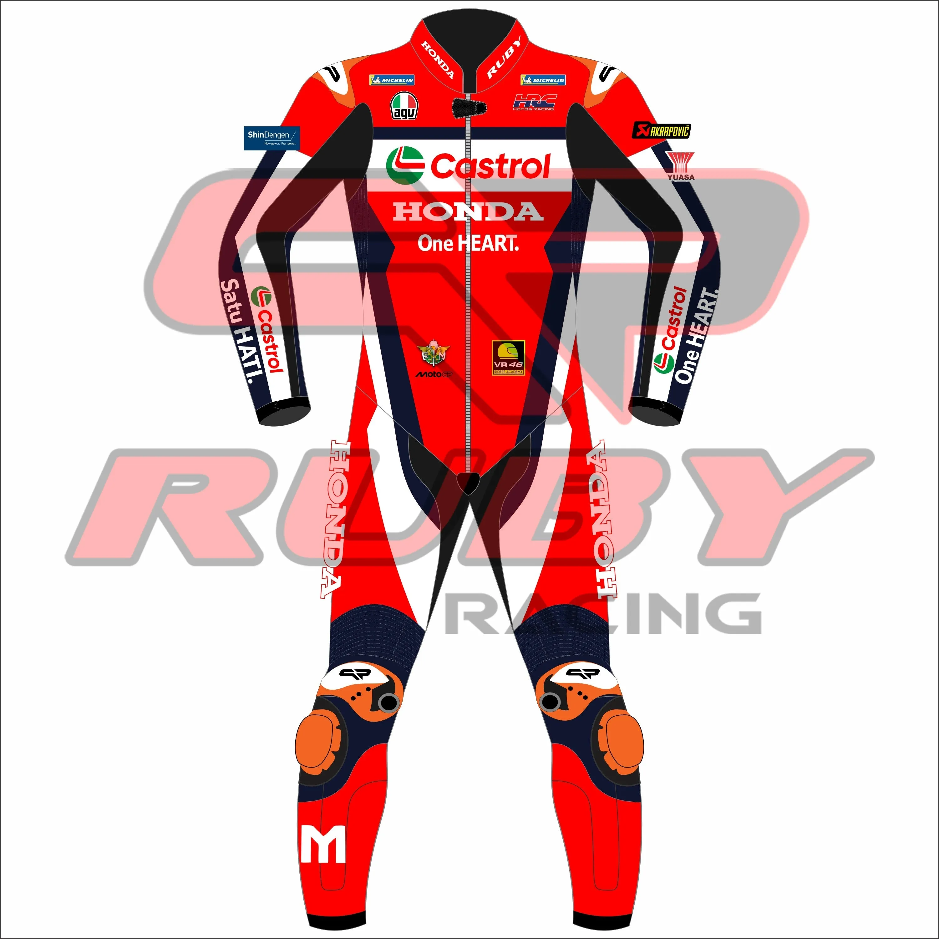 Luca Marini Honda Castrol MotoGP 2025 Race Suit