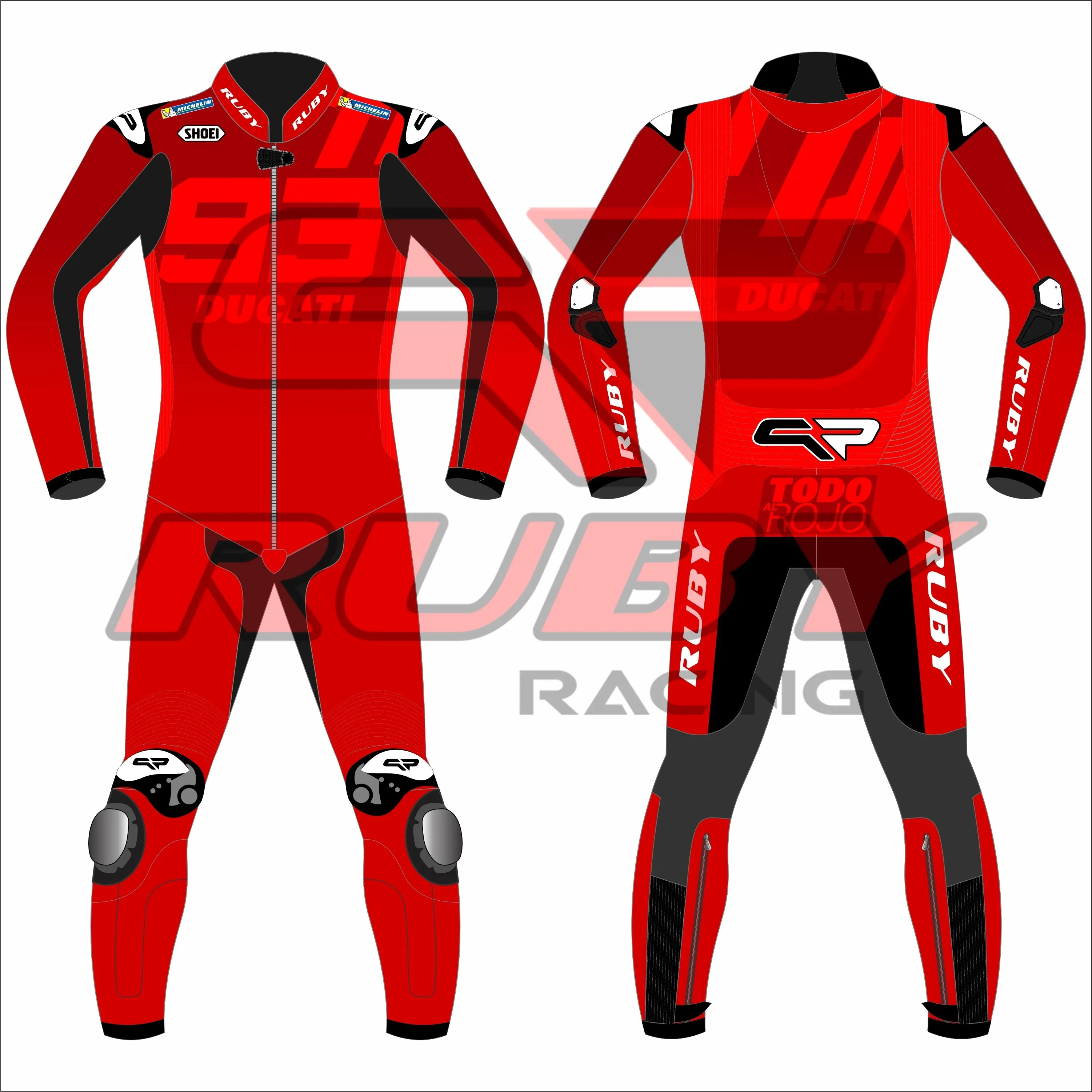 Marc Marquez Barcelona Winter Test 2025 MotoGP Race Suit