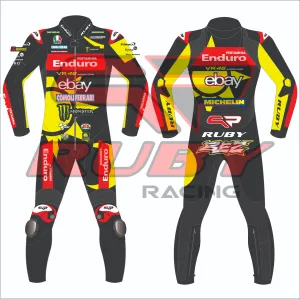 Marco Bezzechi BritishGp 2024 VR46 Motorbike Race Suit