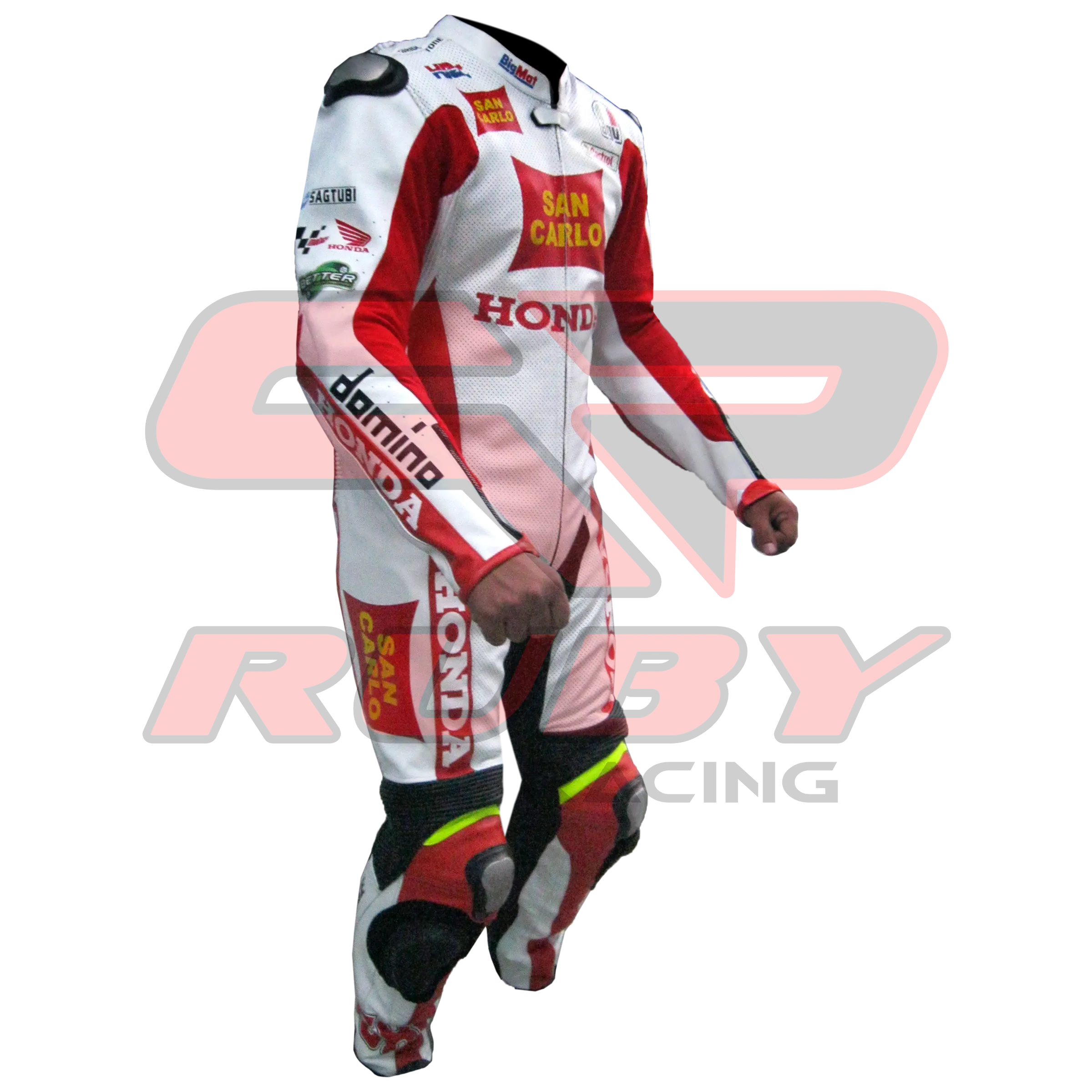 Marco Simoncelli Motorbike Racing Leather Suit