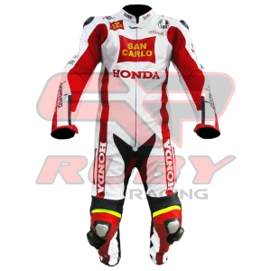 Marco Simoncelli Motorbike Racing Leather Suit