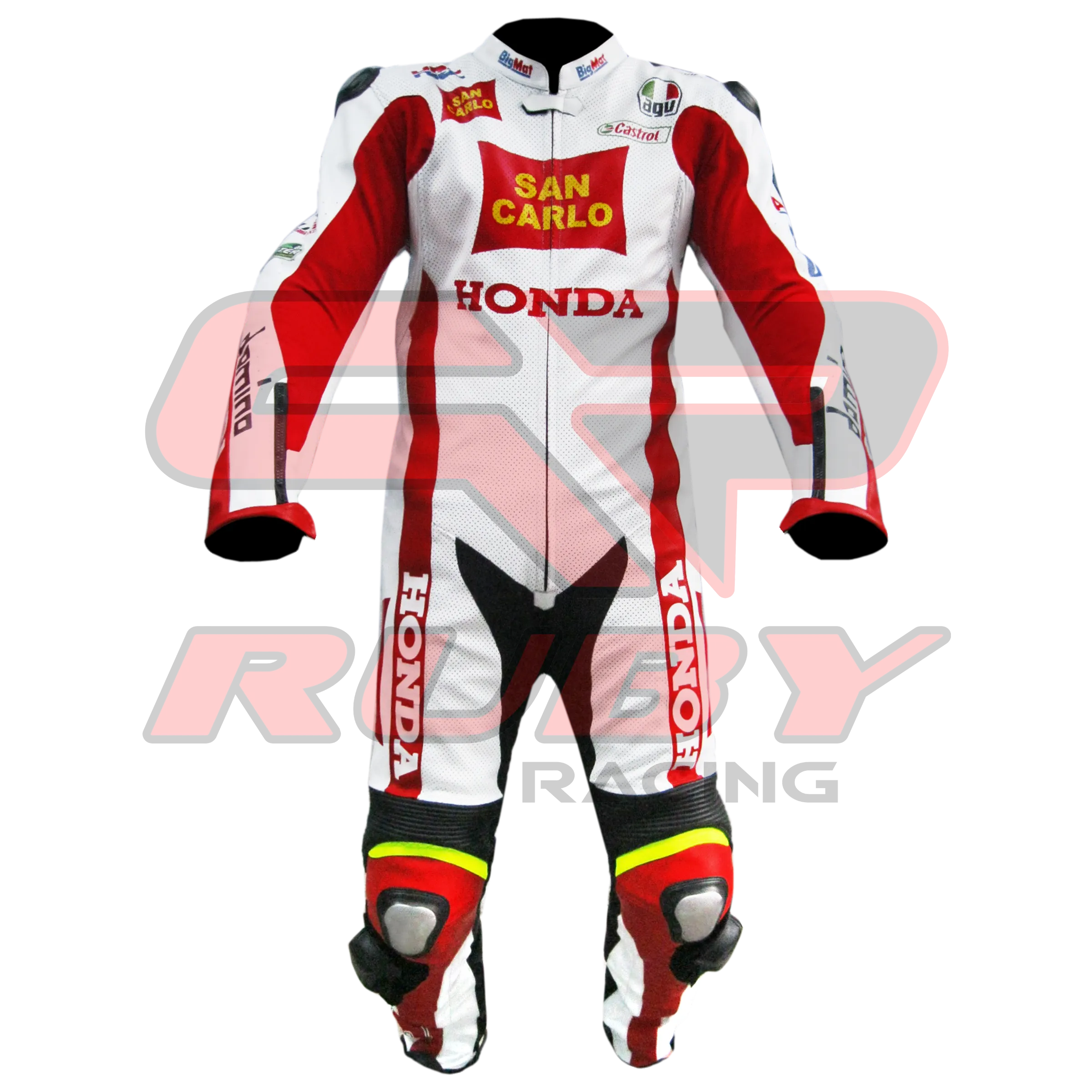 Marco Simoncelli Motorbike Racing Leather Suit