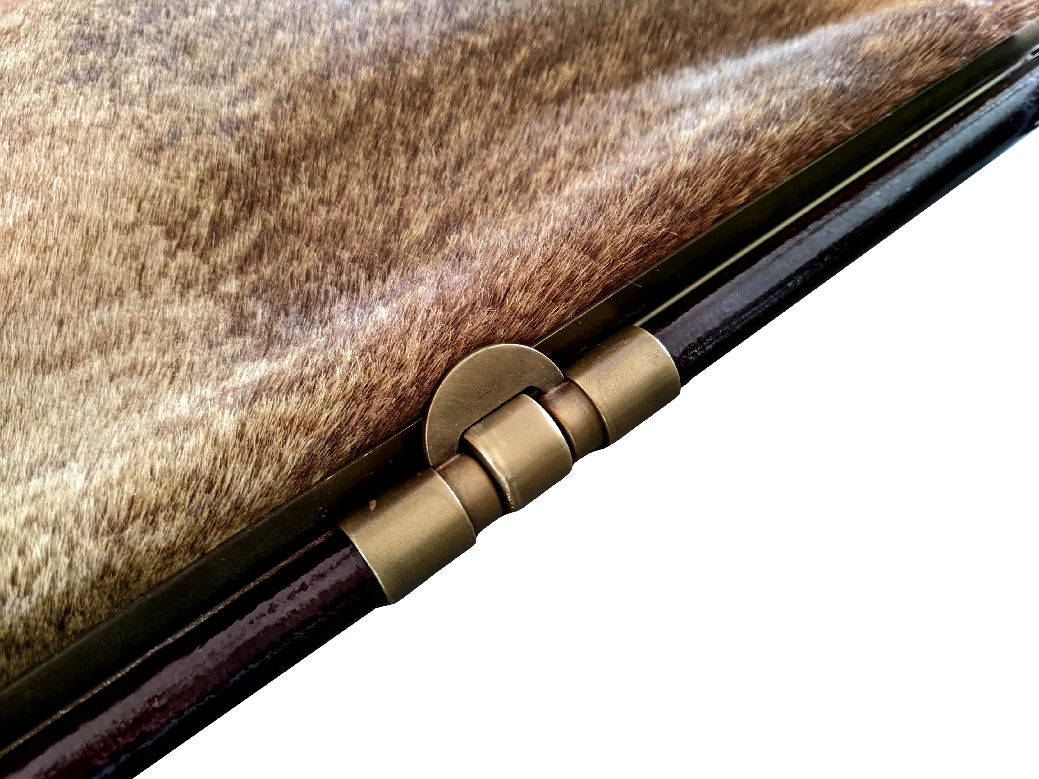 Marni Vintage Foal-Style Fur Calfskin Style Malette Shoulder Bag 36 cm