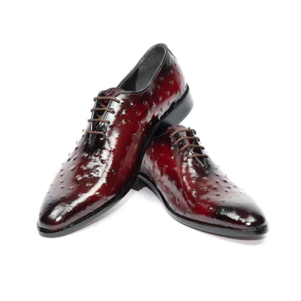 Maroon Ostrich Wholecut – Premium Leather