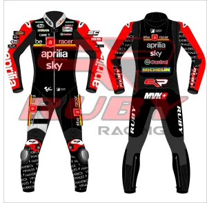 Maverick Viñales Aprilia Motorbike Race Suit BritishGp 2024