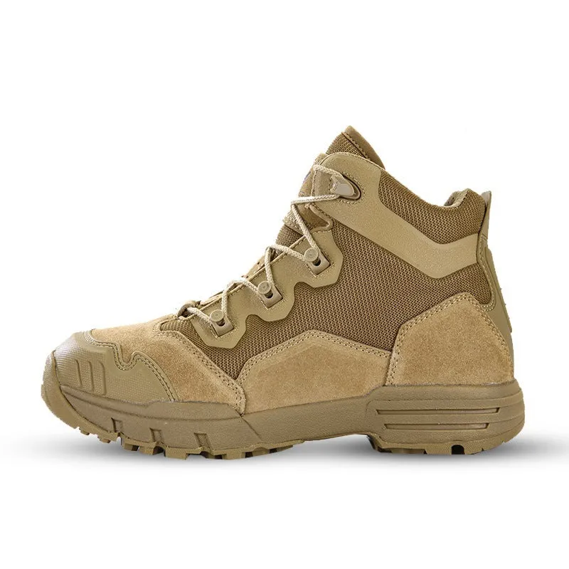 Men Combat Boots Hiking Shoes Waterproof Outdoor