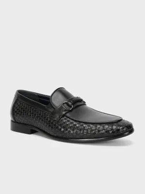 Mens "CHICORY" Leather Formal Textured Shoes