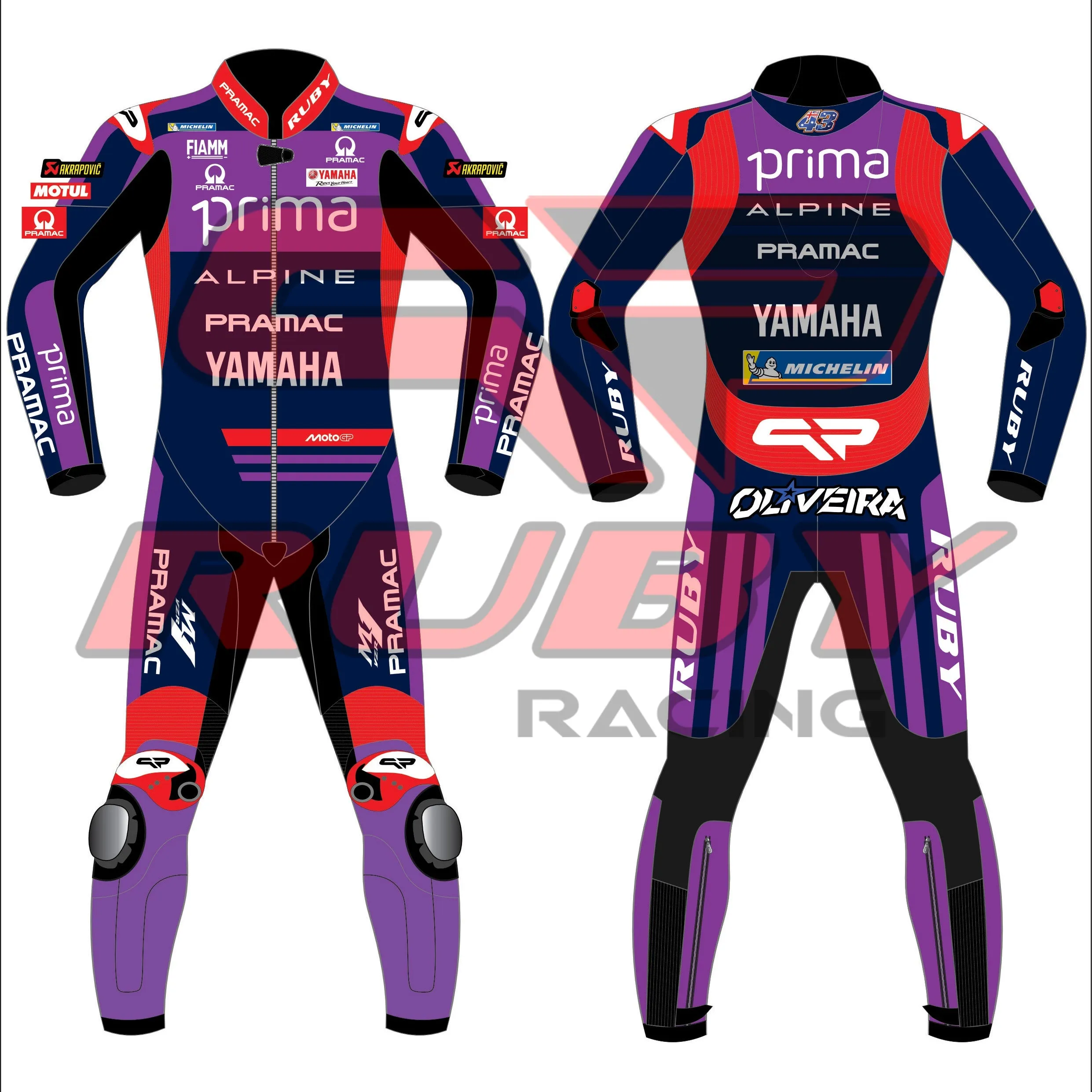 Miguel Oliveira Prima Yamaha MotoGP 2025 Race Suit