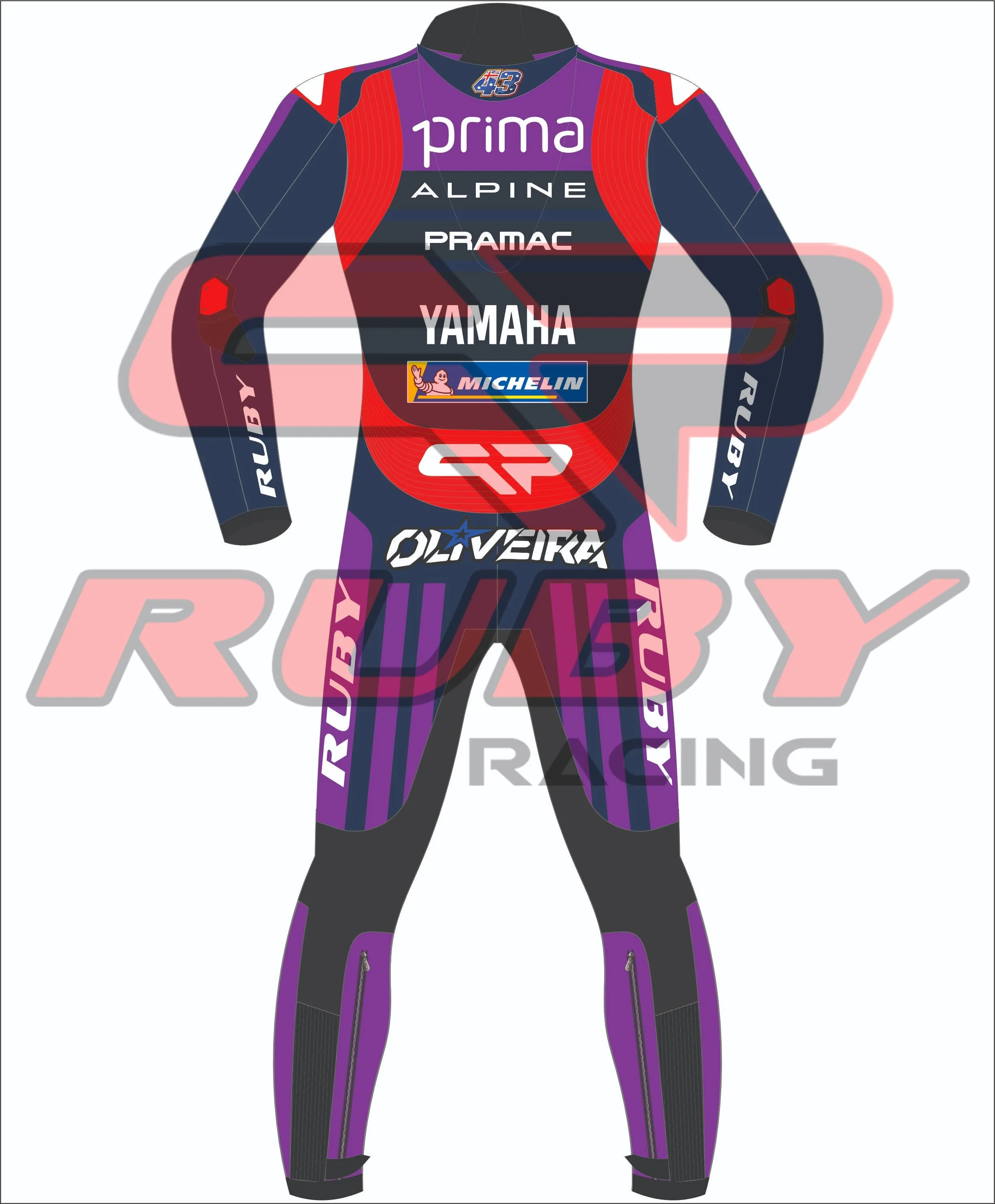 Miguel Oliveira Prima Yamaha MotoGP 2025 Race Suit