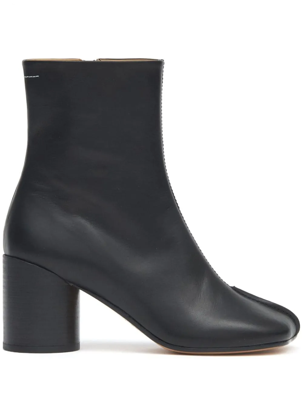 MM6 MAISON MARGIELA Leather Tabi High Heels with Side Zip Fastening