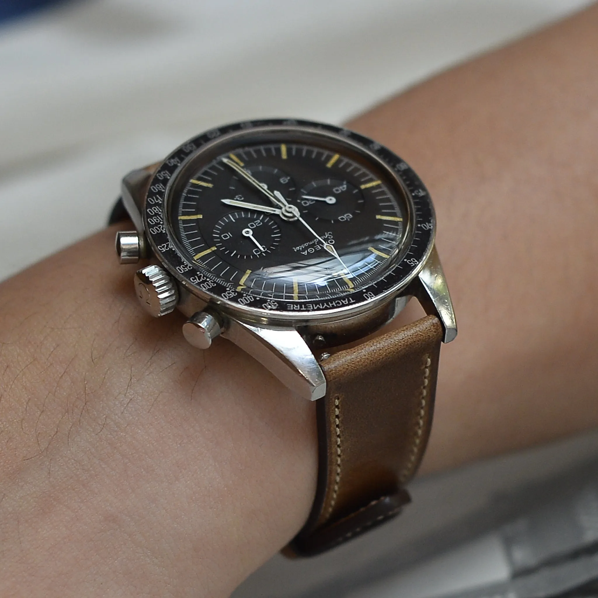 NATURAL CHROMEXCEL STANDARD STRAP