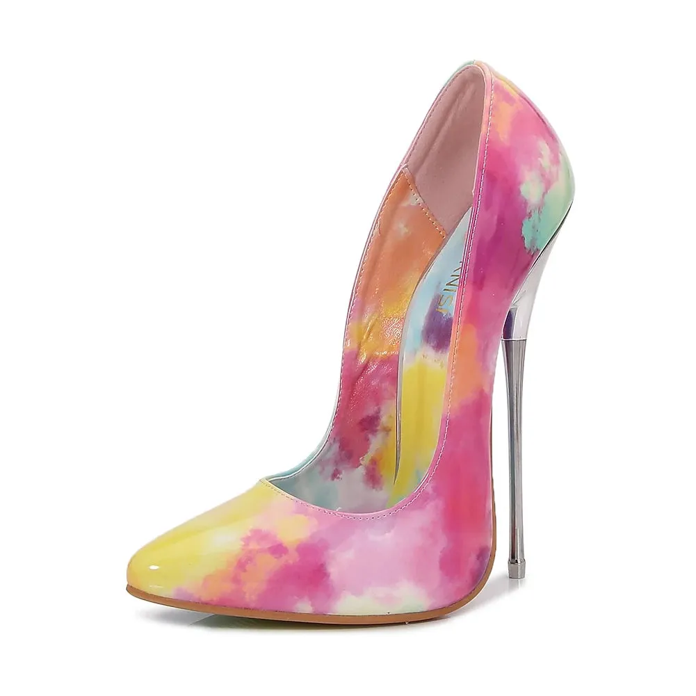 New Arrival 16cm Super High Heels Plus Size45 46 Stilettos Sexy Pink Pumps