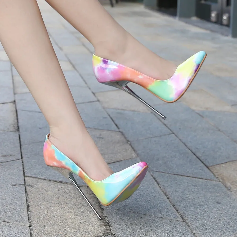 New Arrival 16cm Super High Heels Plus Size45 46 Stilettos Sexy Pink Pumps