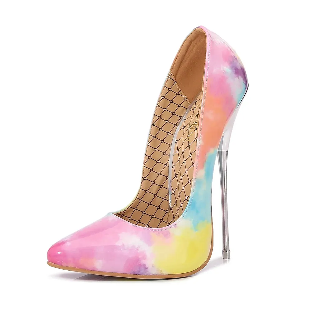 New Arrival 16cm Super High Heels Plus Size45 46 Stilettos Sexy Pink Pumps