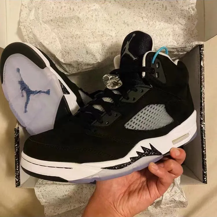 New Fashion Brand High Quality Air Jordan 5 Retro 'Oreo' Nike Sneakers