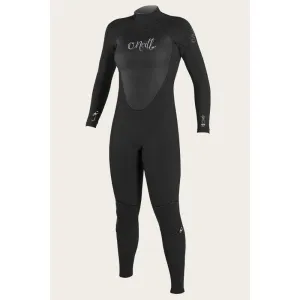 O'NEILL WMS EPIC 4/3 BACK ZIP BLACK