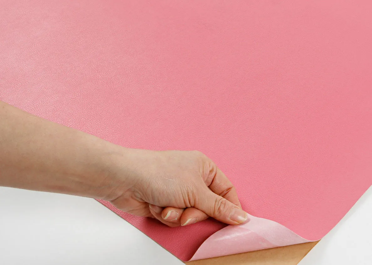Pink Leather Contact Paper
