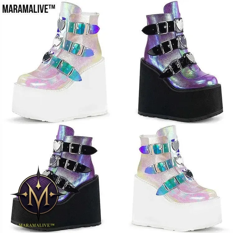 Platform super high heel boots