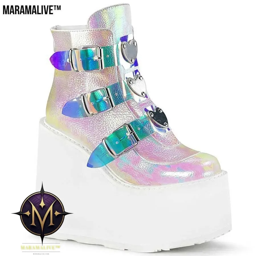 Platform super high heel boots