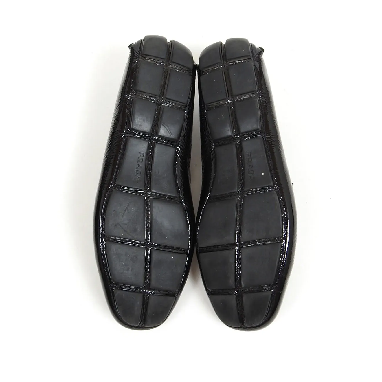 Prada Patent Leather Drivers Size 9