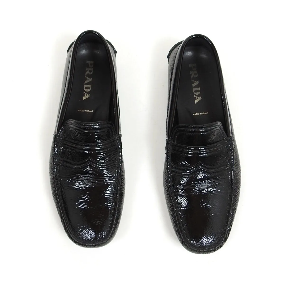 Prada Patent Leather Drivers Size 9