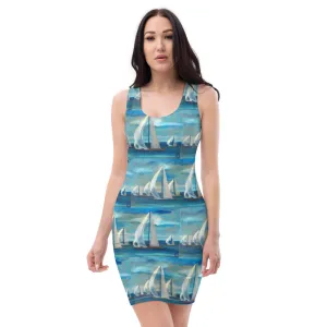 "Trojans Win Again" - Tank Sheath Dress